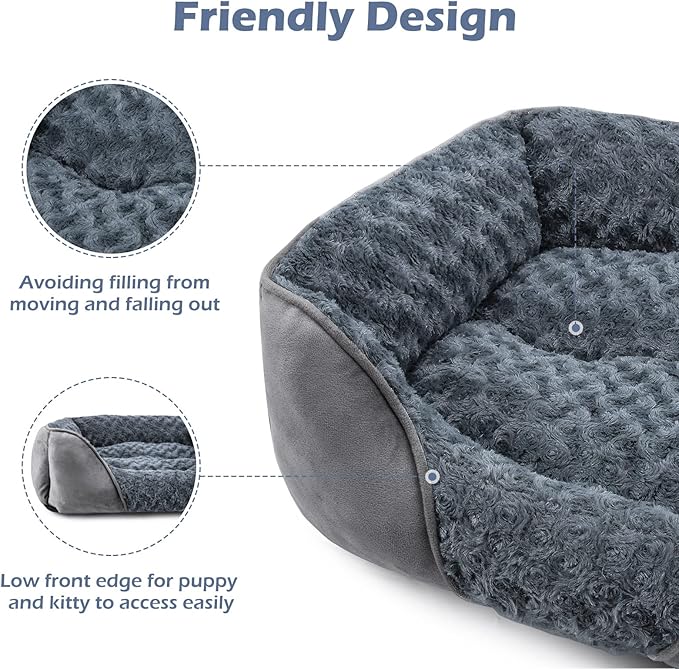 INVENHO Rectangle Washable Orthopedic Dog Bed - Image 5