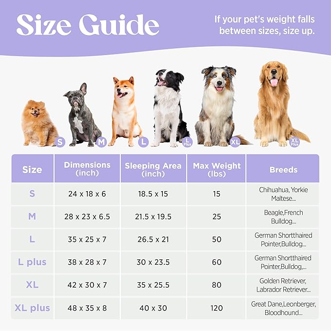 LE SURE Cute XL Dog Beds, Orthopedic Waterproof Dog Bed - Image 6