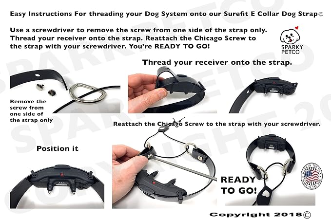 Sparky Pet Co - Surefit ECollar Replacement Strap -Bungee Dog Collar Waterproof - Image 9