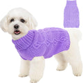 Small Dog Sweater Dog Clothes for Small Dogs Winter Puppy Clothes Warm Pet Cat by Puppishy