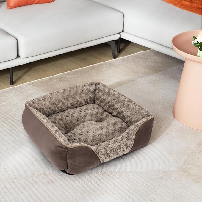 INVENHO Medium Dog Bed Rectangle Washable Orthopedic Soft Calming Sleeping - Image 7