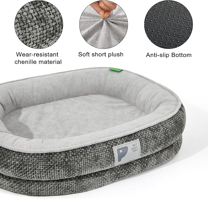 Orthopedic Cat Bed for Puppy & Kitten, Cat Sofa Bed - Image 3