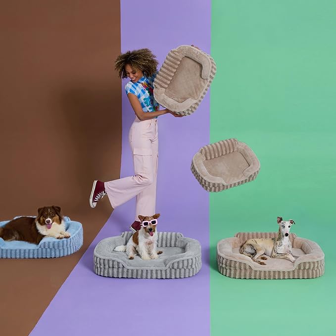 LE SURE Cute Dog Beds for Extra Large Dogs, Orthopedic Waterproof XL Pet Bed - Image 5