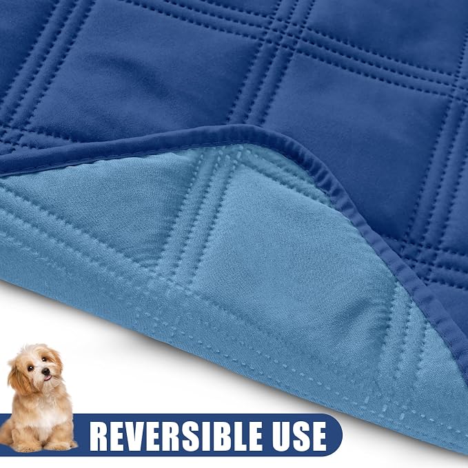 Smiry Waterproof Dog Bed Cover Blanket 30x53, Soft Reversible Pet Blanket - Image 3