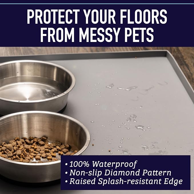 Leash Boss Waterproof Silicone Pet Feeding Mat - Image 2