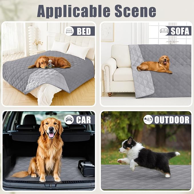 Smiry Waterproof Dog Bed Cover Blanket 40x70, Soft Reversible Pet Blanket - Image 5
