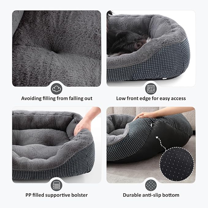 INVENHO Small Dog Bed for Small Dogs, Cat Beds for Indoor Cats Washable - Image 3