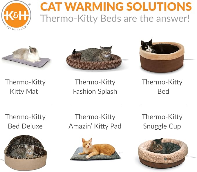 K&H Pet Products Heated Cat Bed - Image 9