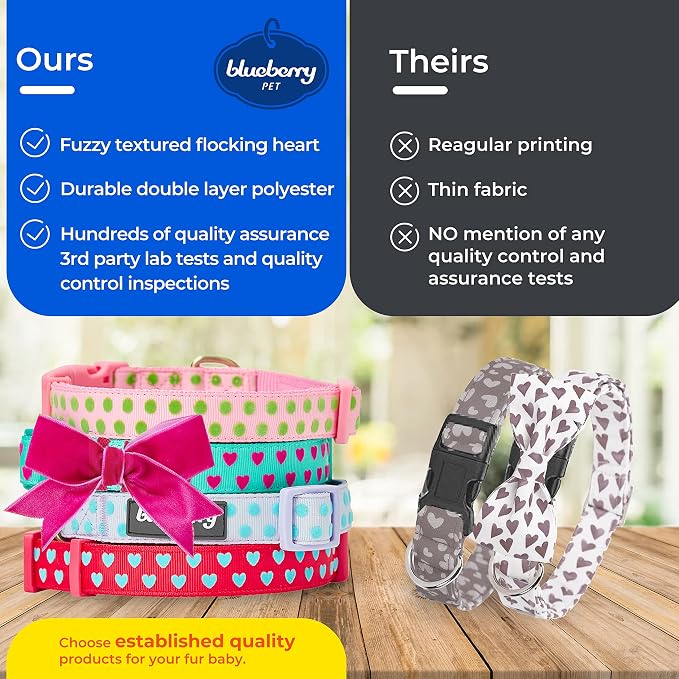 Blueberry Pet Valentines Day Dog Collar - Image 9