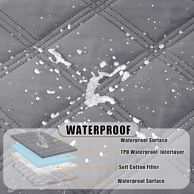 Smiry Waterproof Dog Bed Cover Blanket 30x70, Soft Reversible Pet Blanket - Image 2