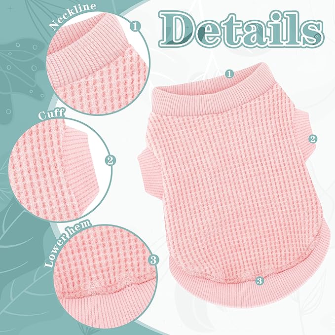 Cozy and Functional Dog Shirts for Small Puppies: Stretchable Beige Attire - Image 6